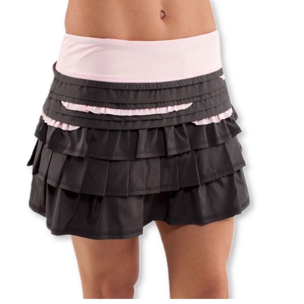 lululemon athletica Black and Pink Skort